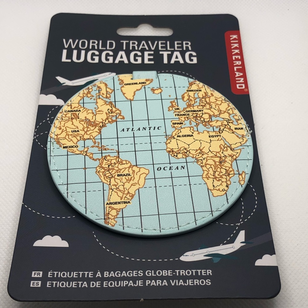 Kikkerland World Traveler Luggage Tag